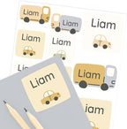 Large Name Labels for Kids by Teddylabels