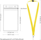 12-Pack Yellow Breakaway Lanyards - Image 3
