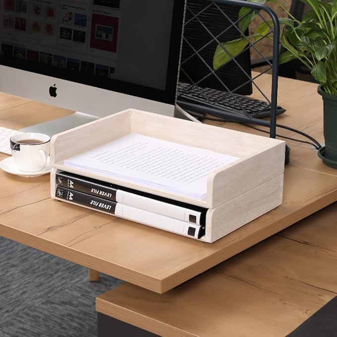 DDYURI Stackable Letter Tray 2 Pack - Image 3