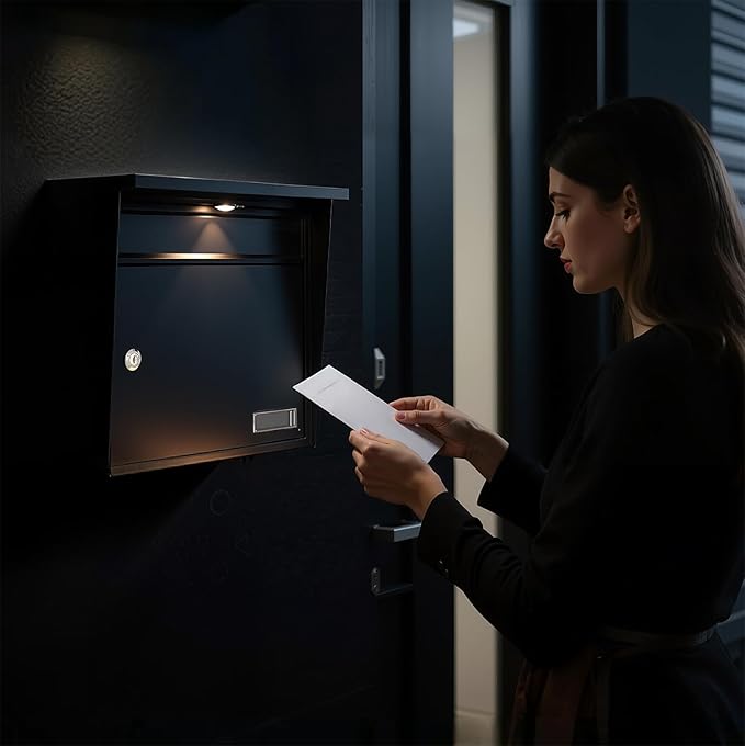 Solar Wall Mount Mailbox for Outside - Image 6