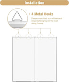 48"X 48" Large Magnetic Dry Erase Whiteboard, Removable Wall Hanging Board - Image 8