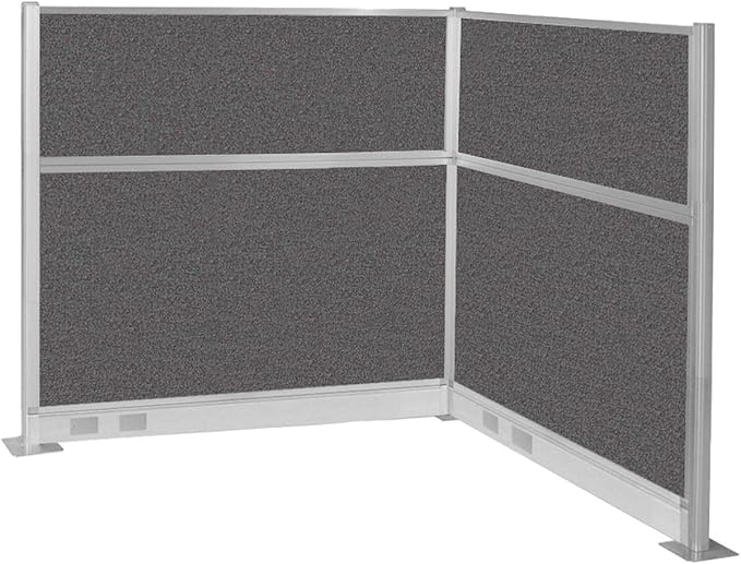 Versare Pre-Configured Hush Panel Electric Cubicle | Workstation Divider Walls by VERSARE