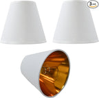 TAaMTYH small lamp shade chandelier shades set of 3，Fabric Lampshade by Unknown