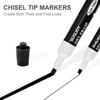 SUQJOY Dry Erase Markers, Chisel Tip Whiteboard Marker, Low Odor Thick Dry - Image 2