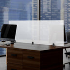 Desk Divider, Acrylic Desk Privacy Panels, Privacy Desk Screen, Frosted Acrylic - Image 2