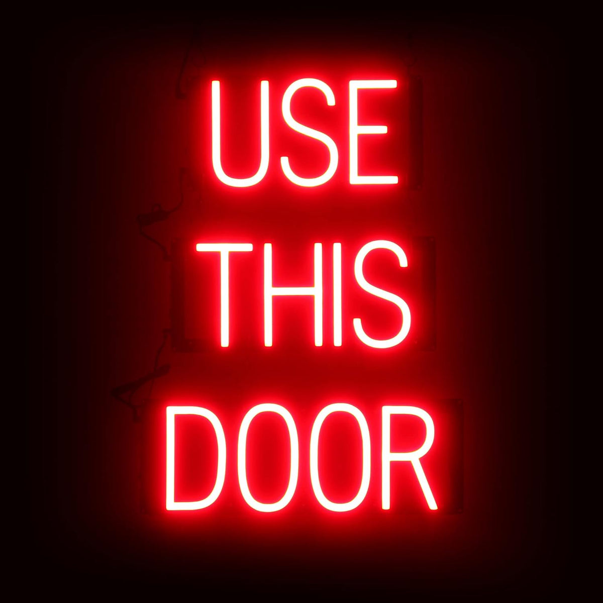 SpellBrite USE THIS DOOR Sign | Directional Sign
