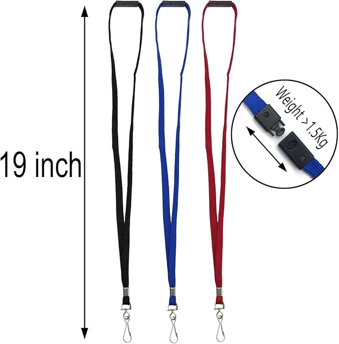 Bird Fiy Lanyards Safety Blue Lanyards Neck Flat Premium Breakaway Badge Lanyard - Image 2