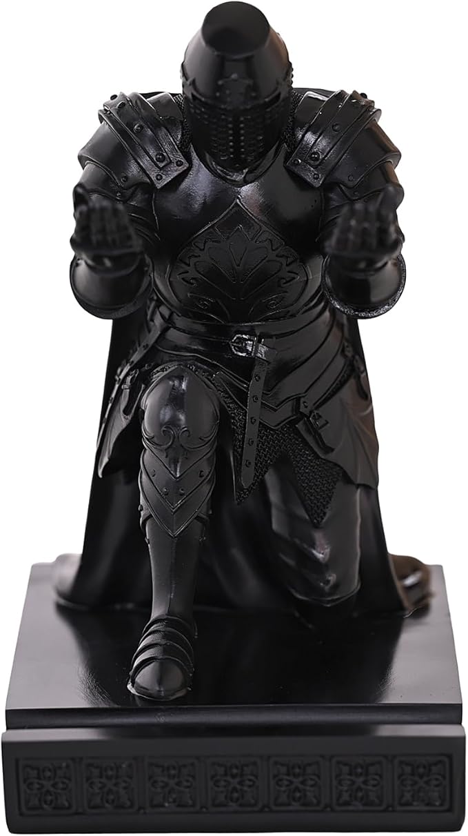 NCQIXIAO Medieval Templar Vanguard Officer Knight Pen Holder Pen Stand Desk - Image 3