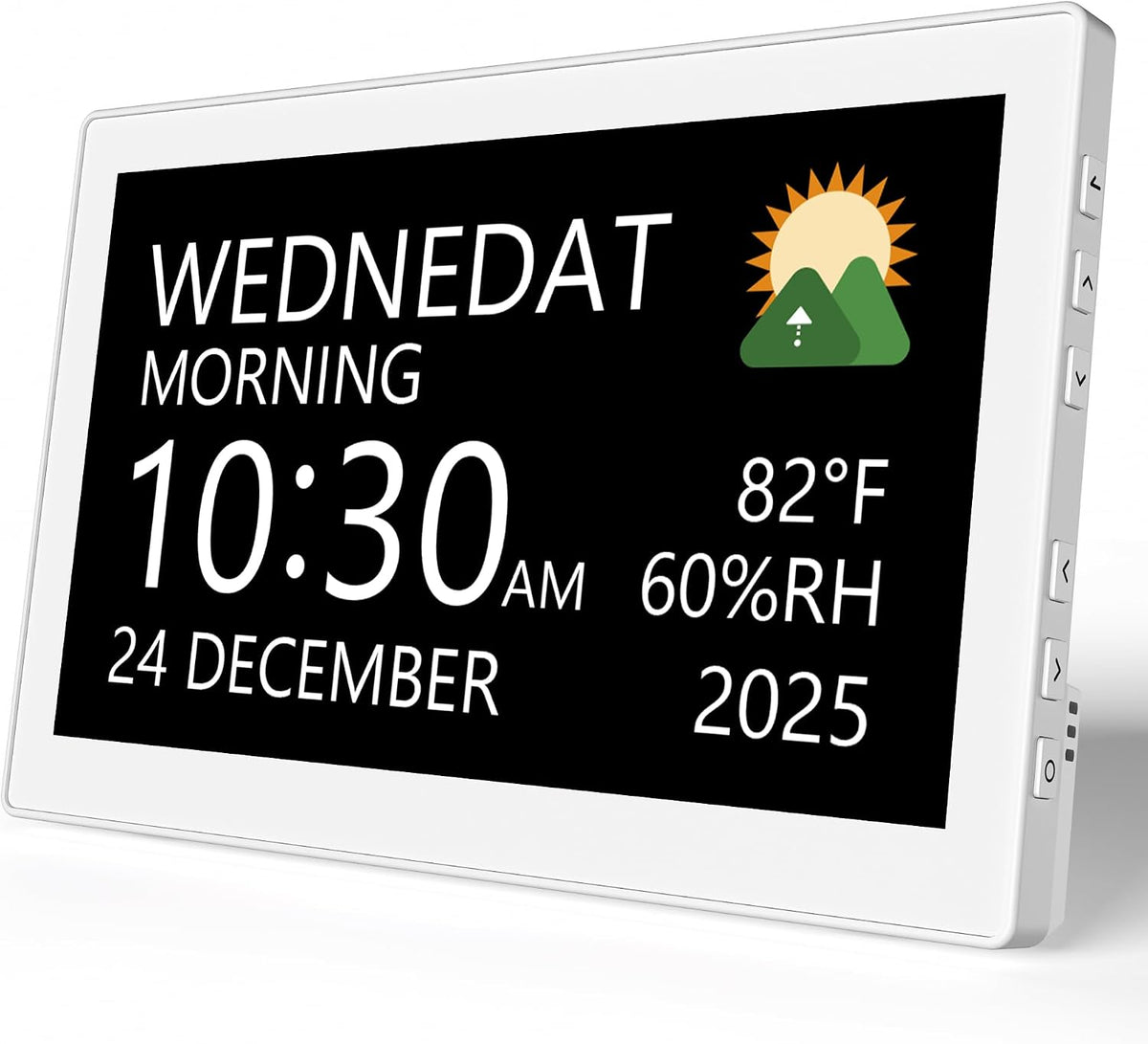 Raynic Digital Clock, 10.1 Inch Large Display Calendar Clock