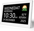 Raynic Digital Clock, 10.1 Inch Large Display Calendar Clock by Raynic
