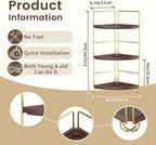 JANUS LiANG 3-Tier Corner Bathroom Organizer Countertop - Image 2