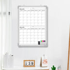 Lincia 24" x 18" Magnetic Vertical 2 Month Dry Erase Calendar - Image 3