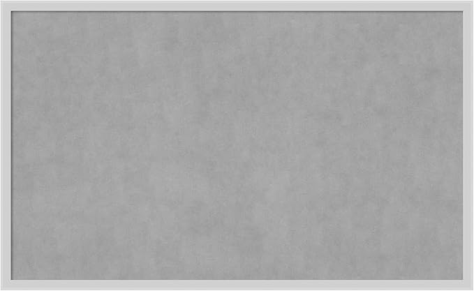 Amanti Art Silver Framed Magnetic Board 25x41 Large Vision Board by AmantiArt