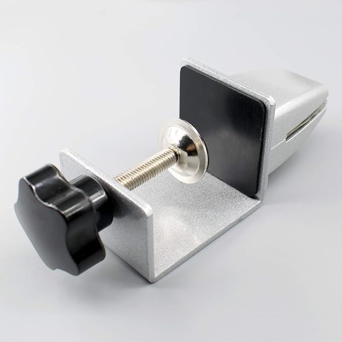Sneeze Guard Support Clamp Partition Aluminum Adjustable Partition Support - Image 3