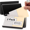 2 Pack 3x5 Index Card Display Holder Acrylic Cards Holder Stand Acrylic by SHIQIKEJIPTY