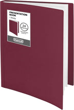 Dunwell Presentation Binder 24-Pocket, Displays 48 Pages, 8.5x11 Portfolio by Dunwell