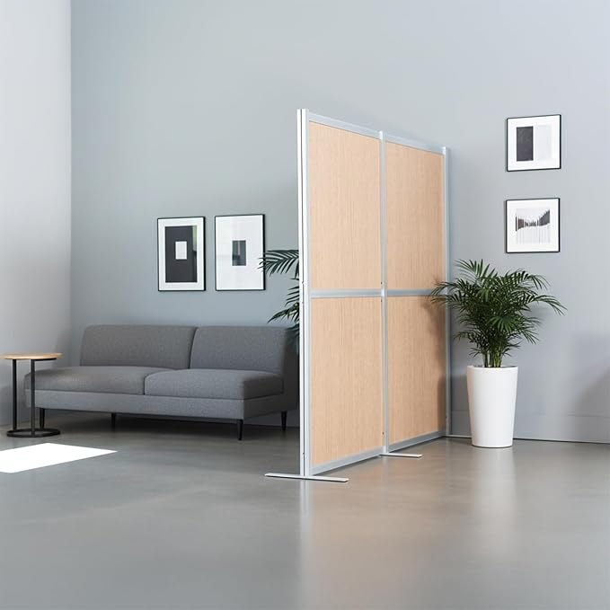 VIVO Modular Wall System, 2 PET Panels, Modern Professional Office Cubicle - Image 2