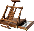 meeden portable tabletop easel for painting: artist sketchbox, main product view