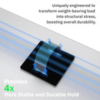 Under Desk Cord Management Straps, Adhesive-Backed Heavy-Duty Reusable Mounting - Image 5