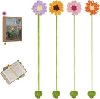 Crochet Bookmarks for Women & Book Lovers, Cute Flower Page Markers for by Eosraffa