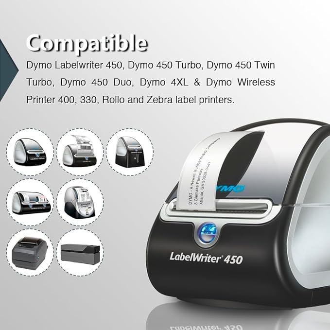 BETCKEY - Compatible DYMO 30256 Shipping Labels, Perforated, Compatible - Image 3