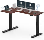 FLEXISPOT 63 inch L-Shaped Standing Desk, Electric Height Adjustable Desk by FlexiSpot