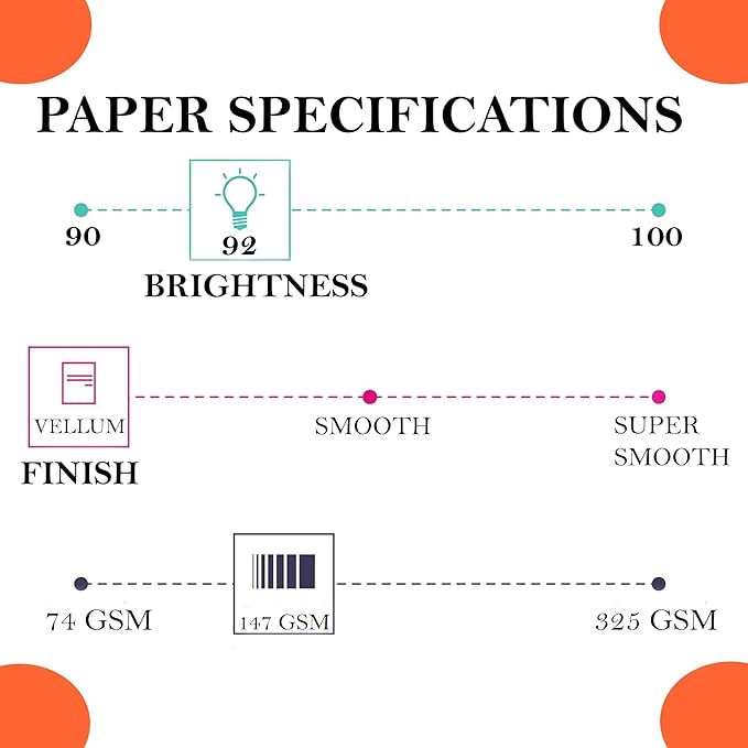 Print It - Vellum Bristol Colored Cardstock Cover Paper, 67 Lb, 8.5" X 11” - Image 3