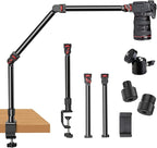 DImotliyor Overhead Camera Mount Desk Stand, 3-Section Flexible Detachable by DImotliyor