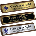 Custom Desk Wedge Name Plate by GemAwards