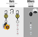 MNGARISTA 2-Pack Upgraded Retractable Keychain, 10 OZ Retraction, 31.5" - Image 5