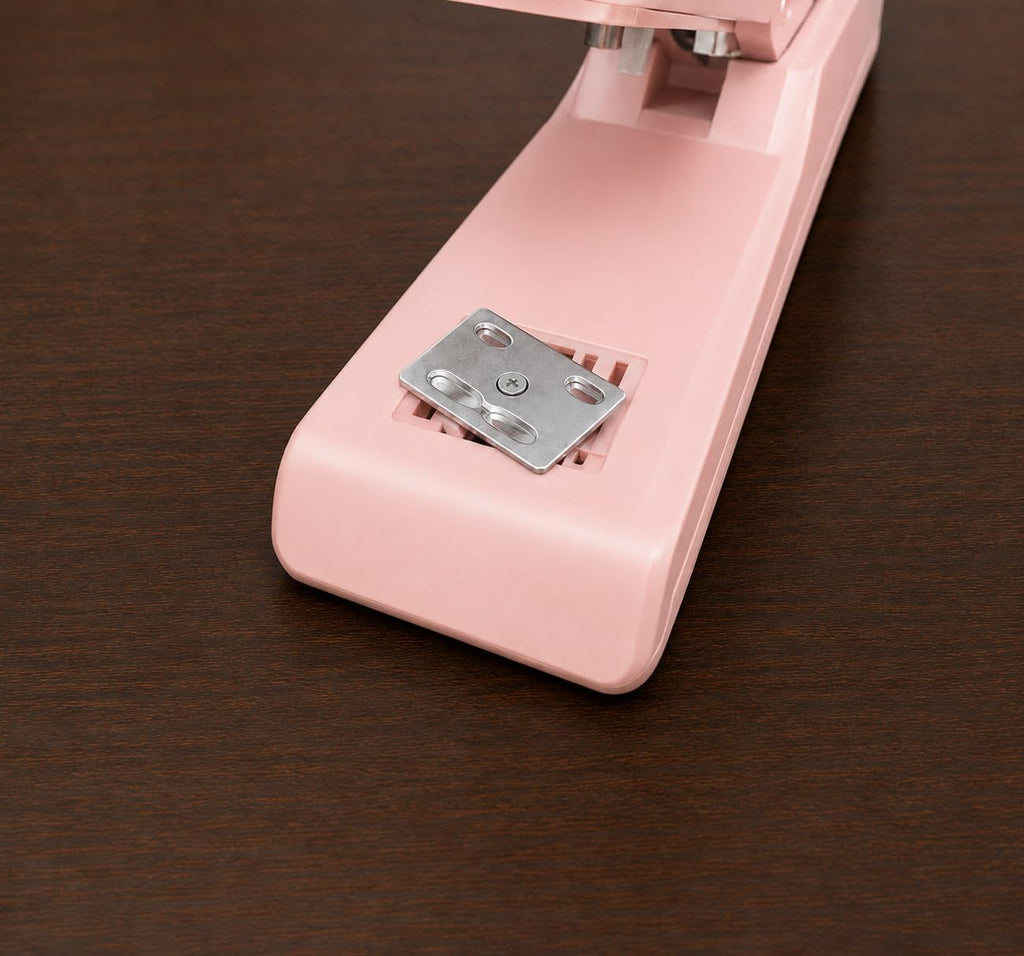 Metal Stapler with 830 Staples,Pink Stapler,Staplers for Desk | 30 Sheet Capacity, Office Stapler,Non-Slip