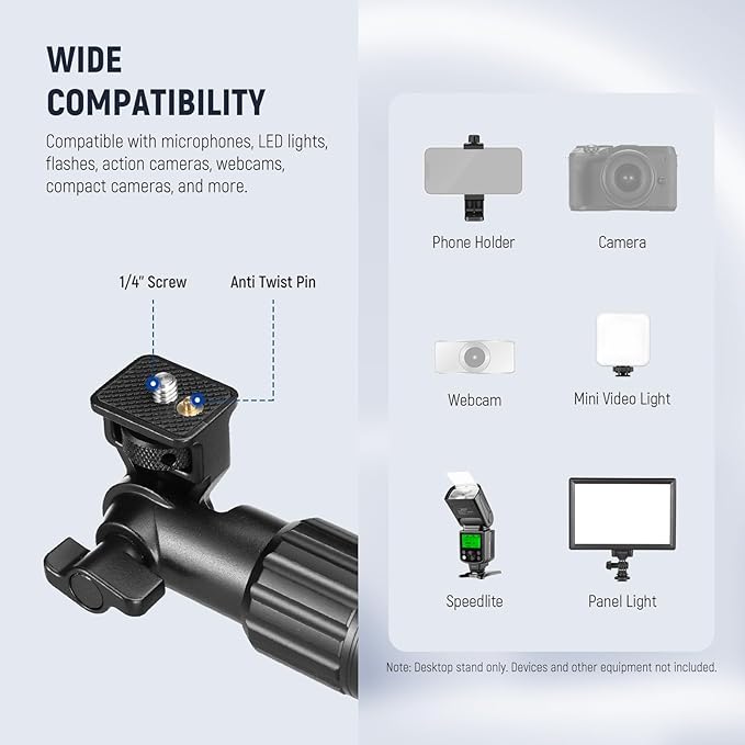 NEEWER Overhead Camera Mount Arm - Image 6
