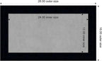 Amanti Art Black Framed Magnetic Board 16x28 Small Vision Board - Image 3