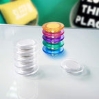 Glass Whiteboard Magnets Round Refrigerator Magnets Dry Erase Board Fridge Rare - Image 4