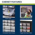 Akro-Mils 44-Drawer Plastic Drawer Storage Cabinet - Image 4