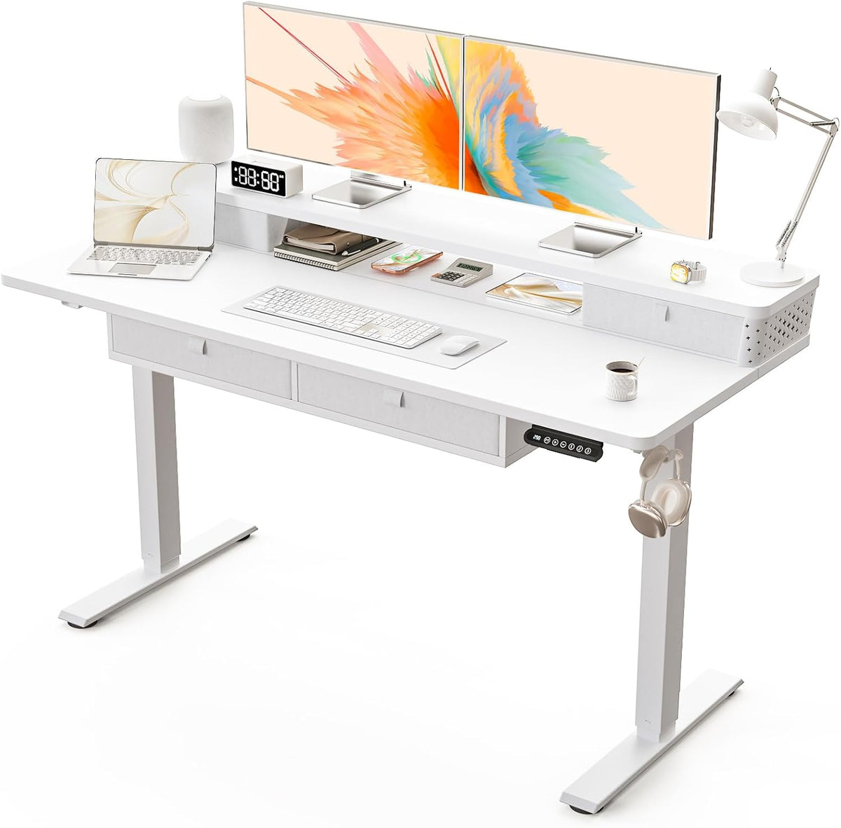 Kingant 55 x 24 Inch Electric Standing Desk