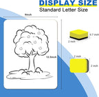 Dry Erase Lapboards, HERKKA 15 Pack Double Sided Small Dry Erase Whiteboards 9 - Image 2