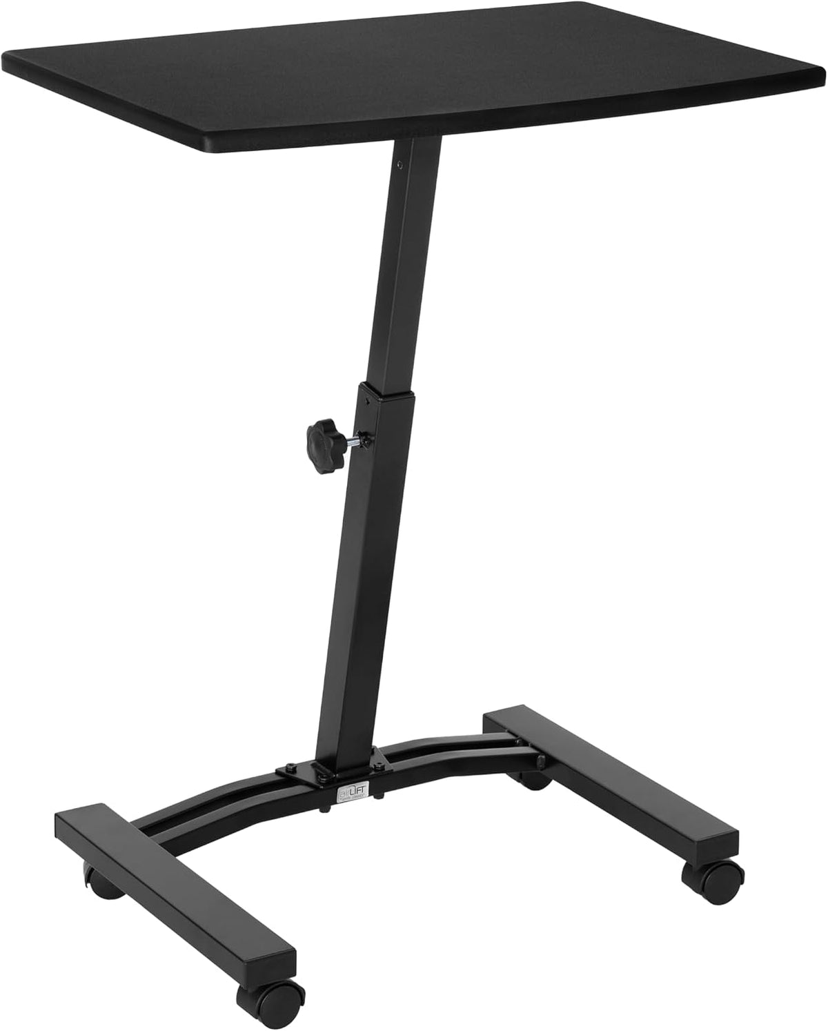 Seville Classics Airlift Mobile Height Adjustable Laptop Stand Computer Works...