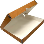 Lineco Folio Storage Box, Faux Leather Cover, Clamshell Design, 9.5x12.5x1.75 by Lineco