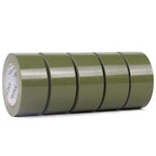 QILIMA 5-Pack Olive Green Duct Tape, Industrial, Professional Use, 2 Inch X 30 by QILIMA
