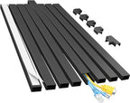 Yecaye Cord Hider, 113in Medium Cord Covers by Yecaye