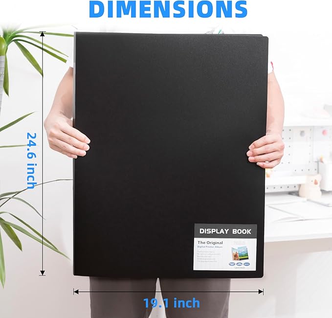 ZFCLXX Large 18"x24" Art Portfolio Heavy Duty Binder - Image 2