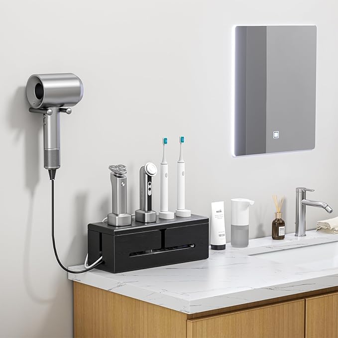 HomeBliss Large Cable Management Box-Stylish Wire Organizer, Wire Concealer and - Image 4