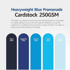 Blue Navy Colored Cardstock Thick Paper 50 Sheets, 8.5" x 11" Heavyweight 92lb - Image 2