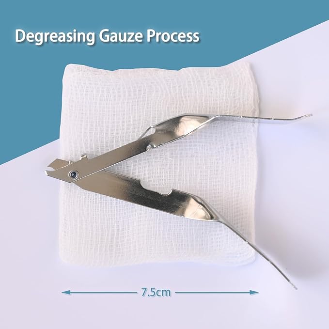 Skin Staple Removal Kit, Includes Staple Remover and Gauze Sponge - Image 5