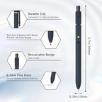 Ddaowanx Gel Pens, 0.7mm Quick Dry Black Ink, Fine Point Smooth Writing Pens - Image 2