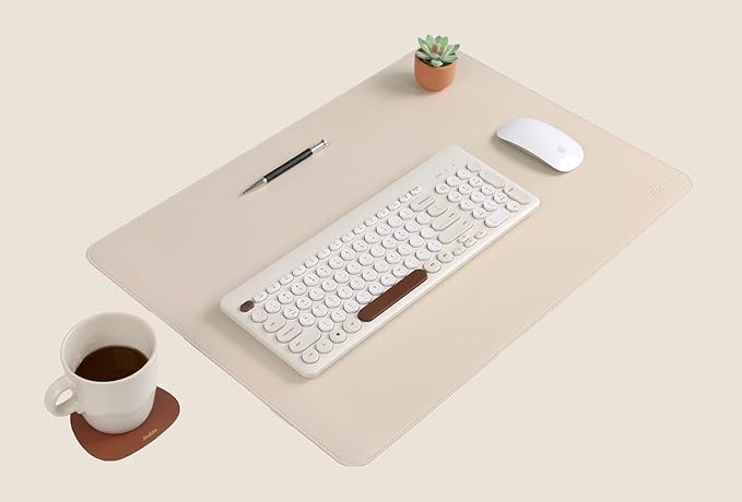 NODITO Dual-Sided Leather Desk Pad, Blotter by Nodito