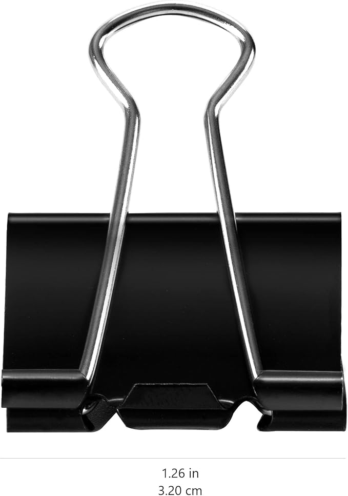 Amazon Basics Sturdy Binder Clips - Image 7