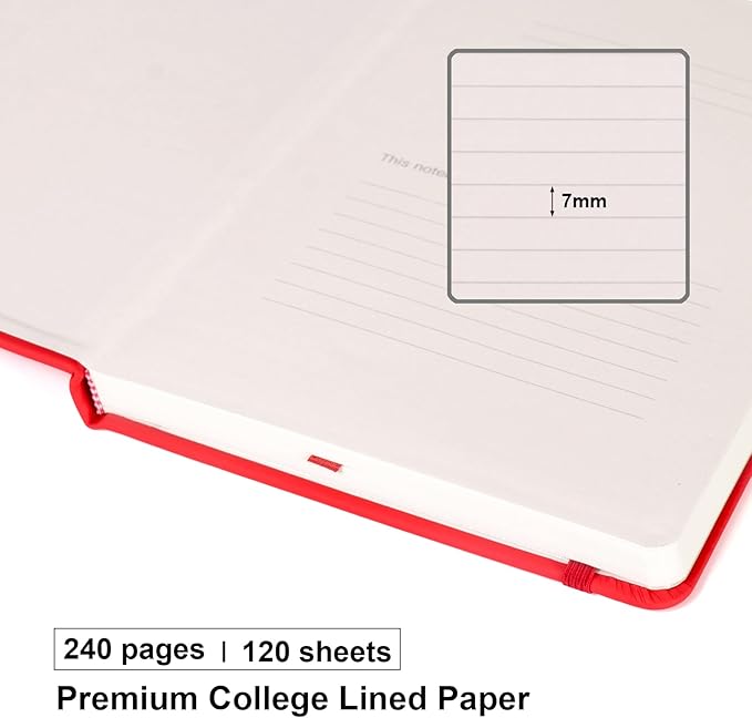 Comix Lined Journal Notebook for Women Men, Journaling Notebooks for Office - Image 4