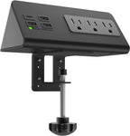 Nightstand Edge Mount Power Strip by Emerising